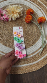 Load and play video in Gallery viewer, New Flower Hair Pins (Newborn Friendly)
