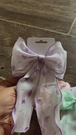 Load and play video in Gallery viewer, Floral Hair Bow
