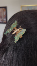 Load and play video in Gallery viewer, Flapping Butterfly Hair Pins
