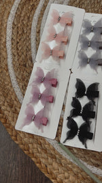 Load and play video in Gallery viewer, Butterfly Hair Pin (New Born Friendly)
