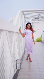 Load and play video in Gallery viewer, Zipless Maternity Lounge Dress - Blessed
