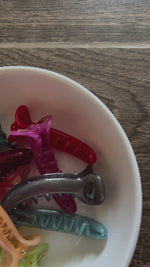 Load and play video in Gallery viewer, Glossy Banana Hair Claw
